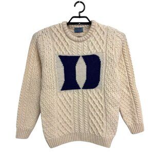 British Wool Knitwear D University Crew-Neck Unisex knit Sweater size M